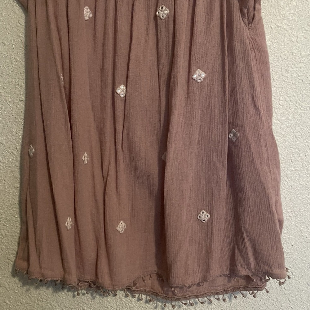 American Eagle Outfitters Off the Shoulder Womens Pink Top - Size M - Picture 2 of 7